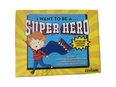 BRAND NEW I Want to Be A Super Hero - Make your Own Superhero kit and book