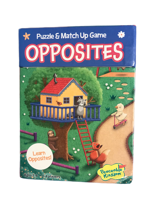 Opposites: Peaceable Kingdom Puzzle AND Match Up Game