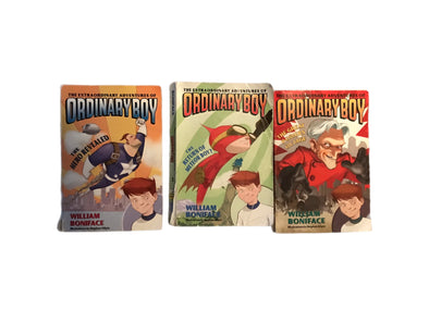 The Extraordinary Adventures of Ordinary Boy - the entire series (a 3 book lot)