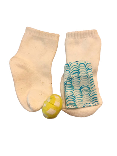 Lovevery Play Socks from the Senser Play Kit (Months 5-6)
