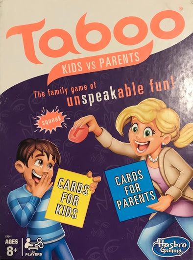 Taboo Kids vs Parents Board Game