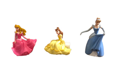 3 Disney Princess Figurines