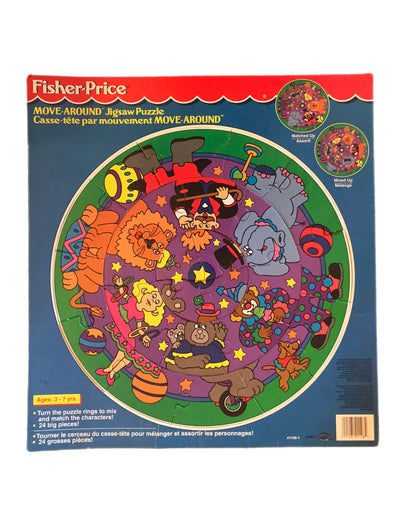 Vintage Fisher-Price move-around puzzle (24 pieces)