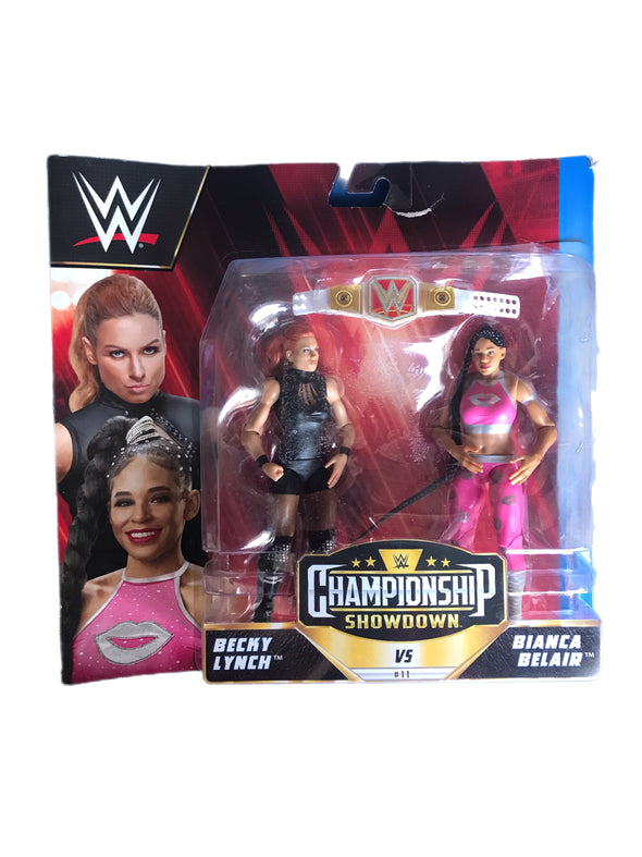 BRAND NEW WWE Wrestling toy - Becky Lynch vs Bianca Belair Championship Showdown 2-Pack