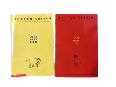 Love that Dog and Hate that Cat - 2 Chapter books by Sharon Creech