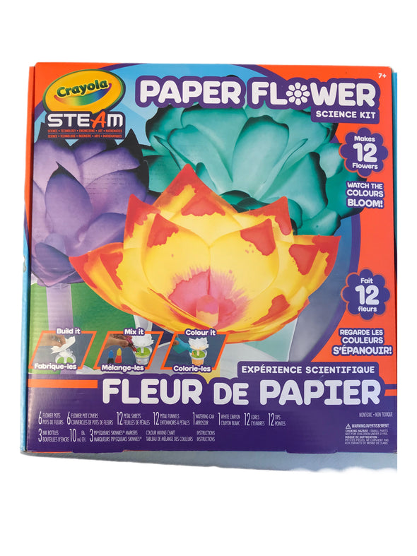 BRAND NEW Crayola Paper Flowers Arts & Science Kit