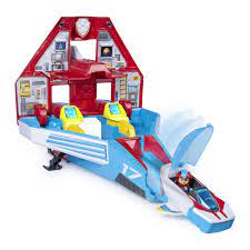 PAW Patrol Mighty Pups Super PAWs 2-in-1 Transforming Mighty Jet Command Center