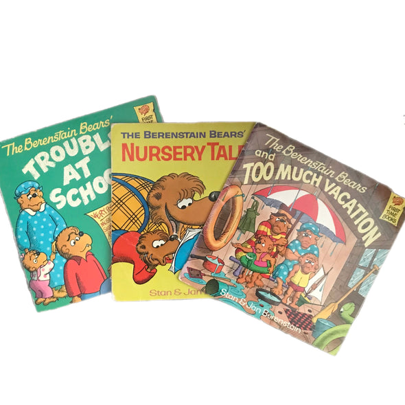 The Berenstain Bears Story Books: a 3 book lot