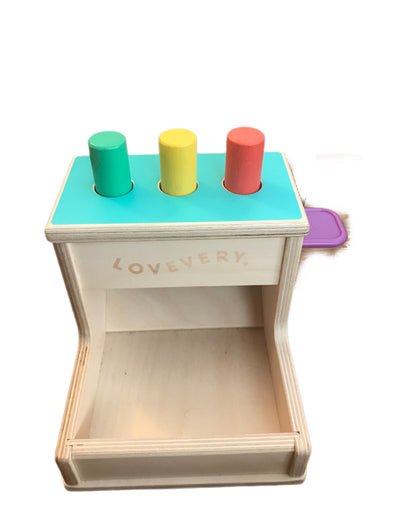 Lovevery Wooden Peg Drop- the Thinker Play Kit (Months 11-12)